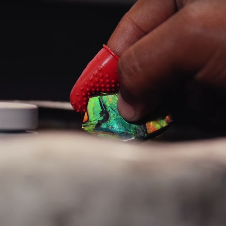 Explore the fascinating world of ammolite gemstone grading